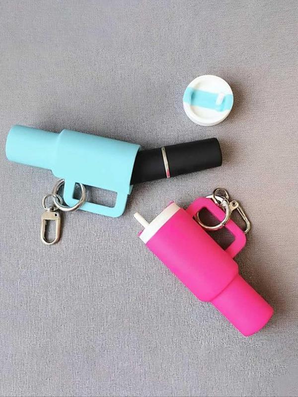 2024 New Style Solid Color Mini Cup Shaped Keychain, Keychain for Car, Key, Cute Keychain for School Bag, Fashion Accessories for Women & Men