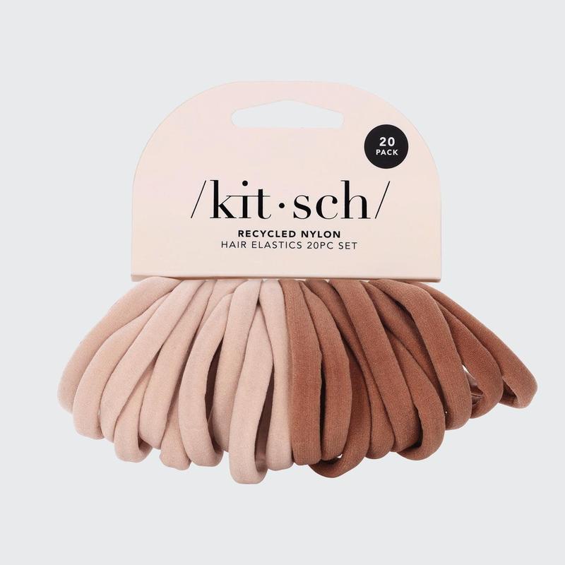 Elastic Hair Ties 20 Pack - Blush