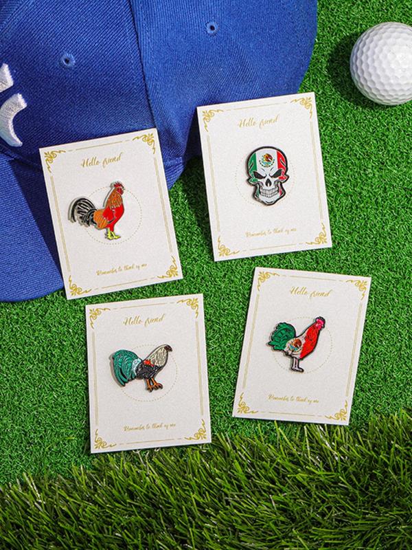 Creative Animal Design Badge Pin, Fashionable Alloy Badge for Clothes & Hat Decoration, Trendy All-match & Exquisite Accessories for Birthday Gift