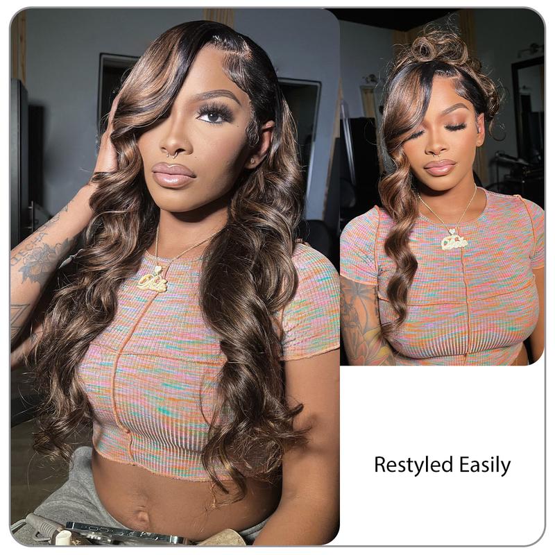 [Wequeen] #P4 27 Highlight Hair Bundles Brazilian Colored 100% Human Hair #FB30 Body Wave Straight Quick Weave Sew in Glue in Budget Friendly 10A