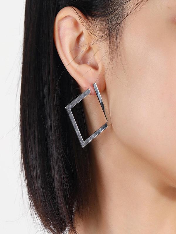 Women's Elegant Geometric Design Dangle Earrings, Fashion Jewelry for Party, Daily Clothing Decor, Trendy All-match & Exquisite Jewelry for Birthday Gift