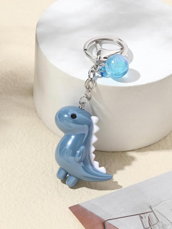 Summer Cute Dinosaur Design Keychain, Animal Shaped Keychain for Men & Women, Fashion Accessories for Daily Back To School Fall