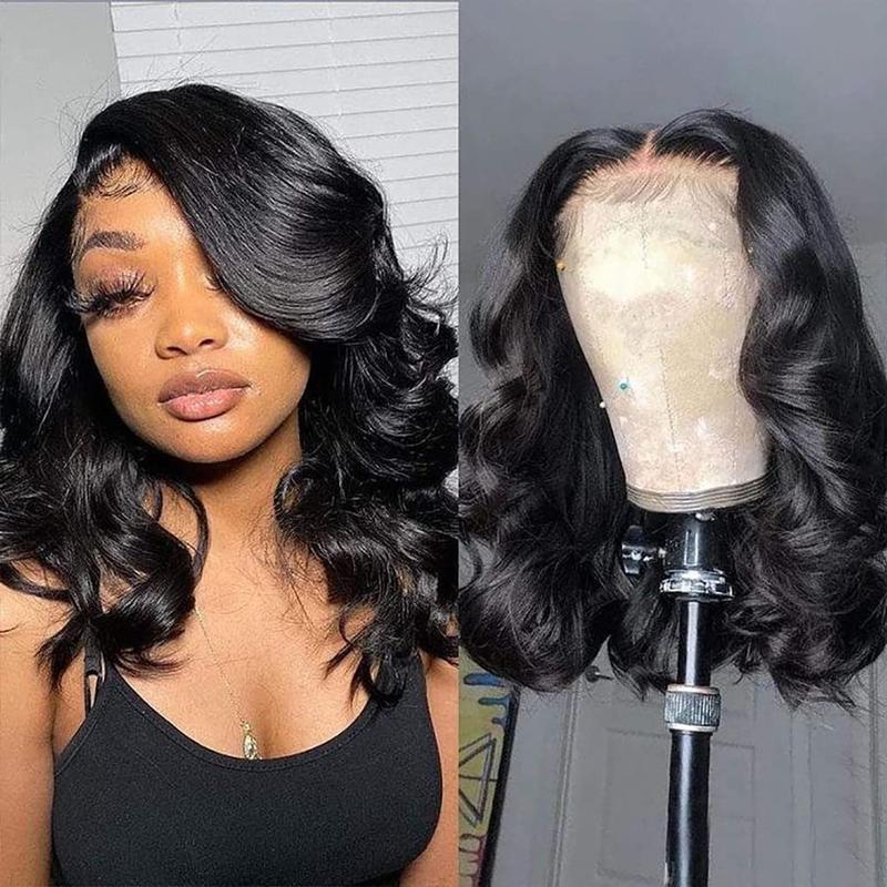 Pre Cut Glueless Body Wave Wig Human Hair  4×4 Lace Closure Wig Pre Cut Lace Glueless Human Hair Body Wave Wig Ready & Go Body Wave Wig Human Hair Wigs