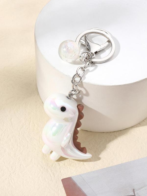 Summer Cute Dinosaur Design Keychain, Animal Shaped Keychain for Men & Women, Fashion Accessories for Daily Back To School Fall