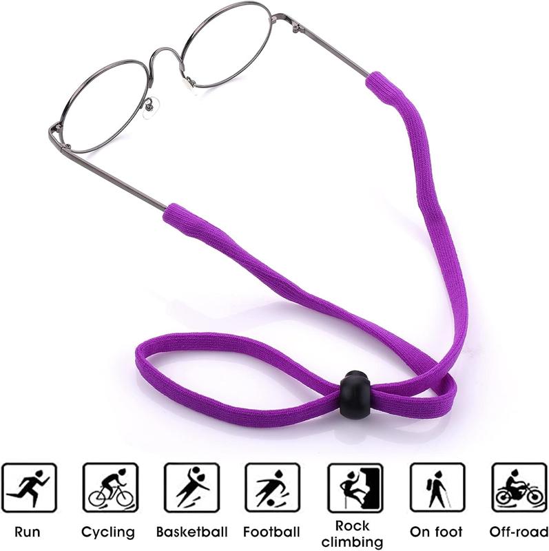 5 count Adjustable Eyeglass Strap, Sunglasses Strap,  Glasses Band, Eye Glasses String Strap Around the  for  and Adult