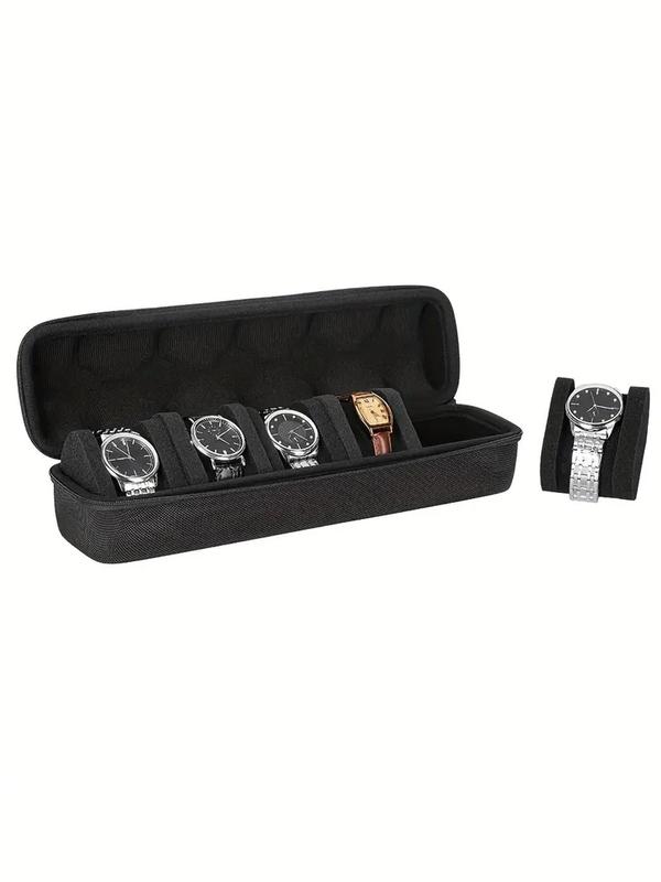 Watch Storage Case, Watch Travel Case, Multi-grid Watch Roll Case, Storage And Organizer For Men And Women, With Watch Pillow, Ideal Choice For Gifts