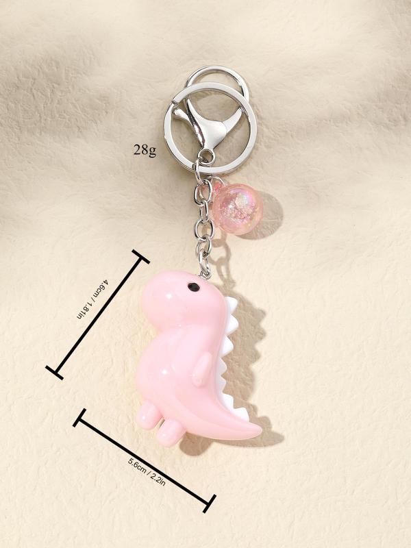 Summer Cute Dinosaur Design Keychain, Animal Shaped Keychain for Men & Women, Fashion Accessories for Daily Back To School Fall