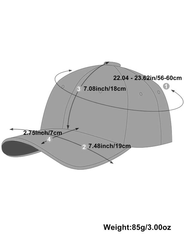 Letter Embroidery Baseball Cap, Casual Summer Outdoor Hat, Daily Use Sports Adjustable Duckbill Cap For Men And Women