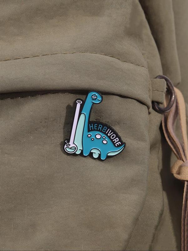 Cute Dinosaur Design Brooch, Fashion Alloy Badge for Daily Clothing Decor, Trendy All-match & Exquisite Brooch for Birthday Gift