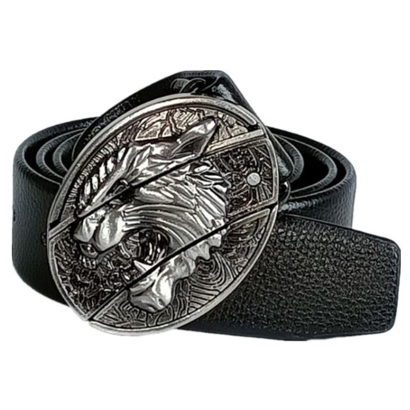 INDIVIDUAL BUCKLES MEN'S Oval removablewestern cowboy cowgirBelt sunflower& cow WesterFashion