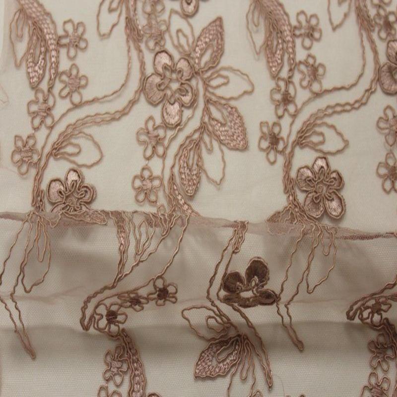 HOLIDAY Embroidered Mesh Fabric. Lace Netting Material 54 Inch in Width | Home Decor