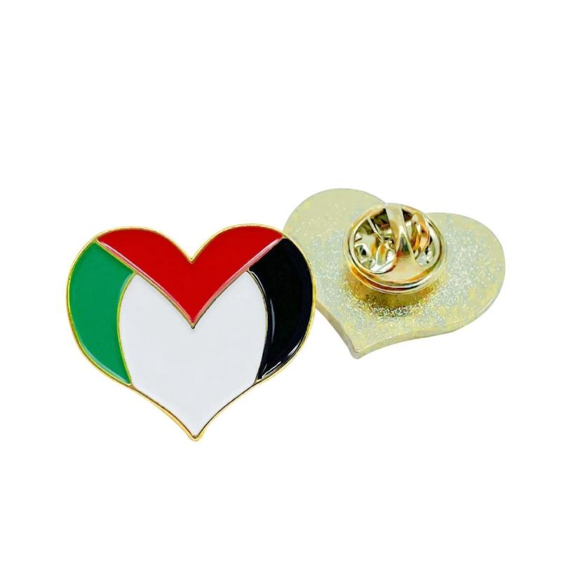 Palestine Flag Pin Lapel Stainless Steel Keffiyeh Handala Palestine pins