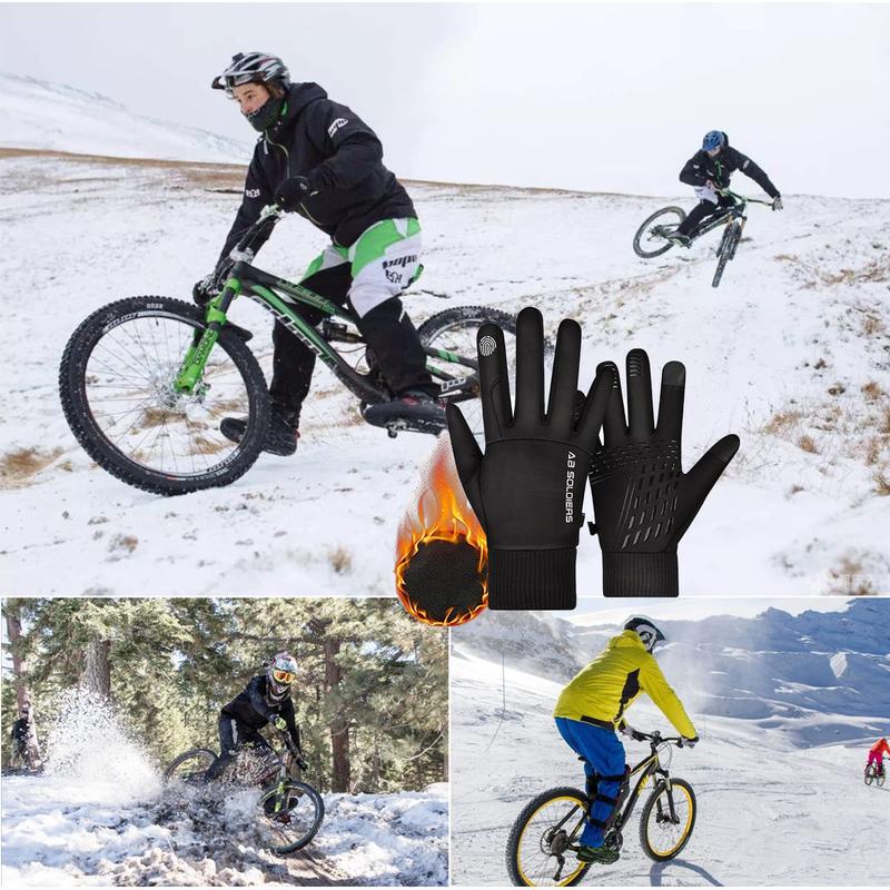 Men's Winter Touch Screen Gloves, Waterproof & Warm Gloves, Suitable for Outdoor Winter Activities