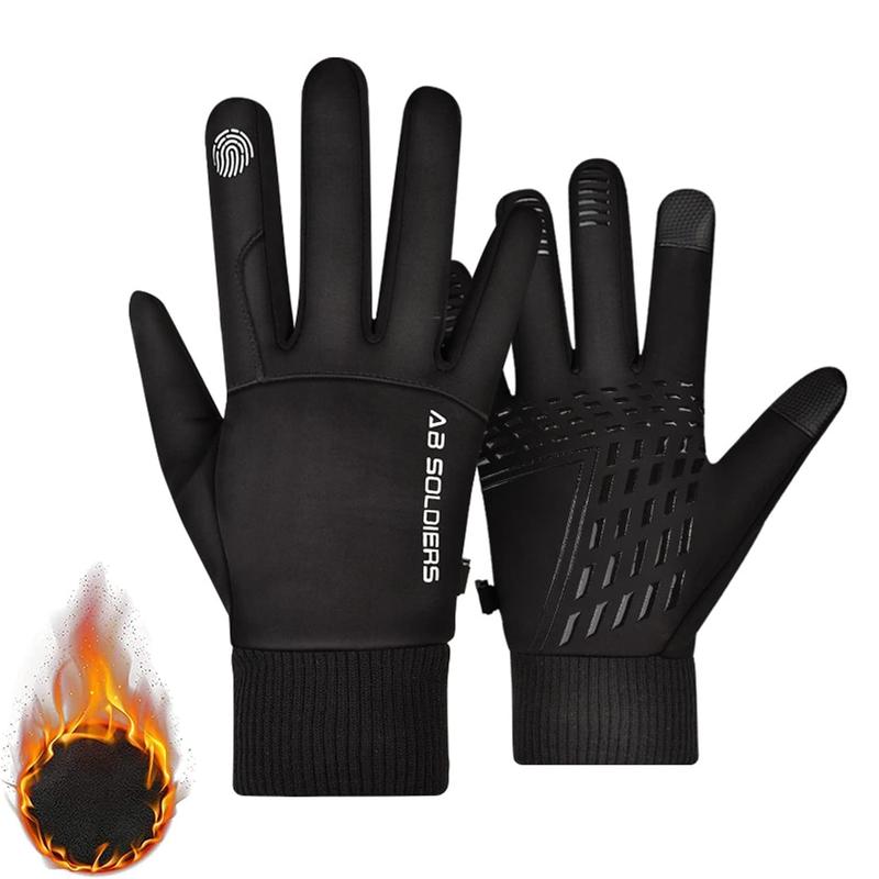 Men's Winter Touch Screen Gloves, Waterproof & Warm Gloves, Suitable for Outdoor Winter Activities