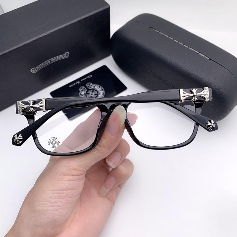 Chrome Heart Cox Ucker Eyeglasses Black and Clear Eyeglasses Unisex Eyeglasses