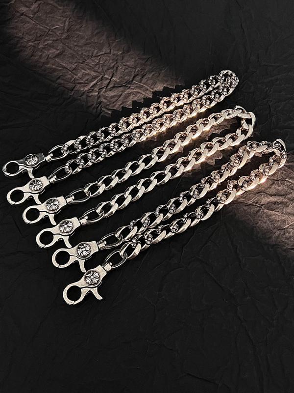 Cool men's pants chain, retro and old-fashioned glossy lobster buckle pants chain, bag chain, classic pants chain. Gift recommendation