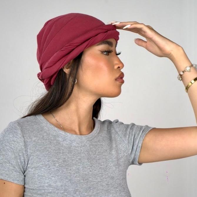 MultiStyle PreTied WrapCap                            [Hand Made | Premium Satin Lining]