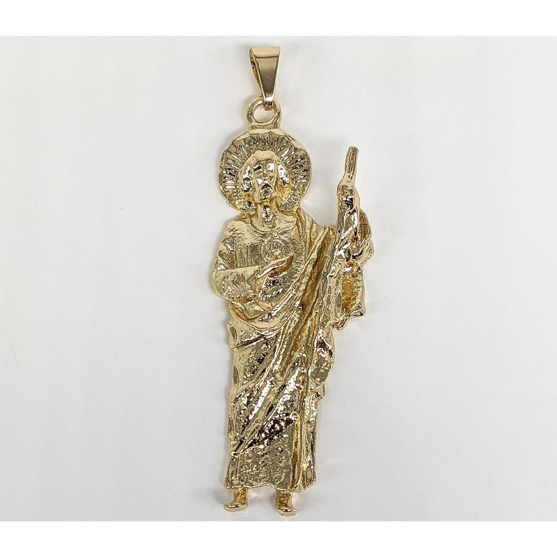 Plated Saint Jude Pendant