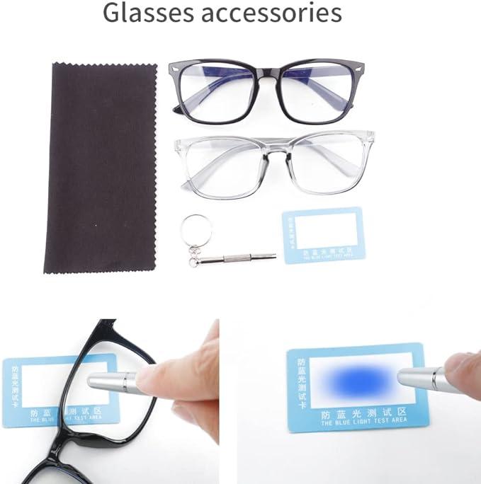 2024 Fashion Glasses, Pro Non-Prescription Decoration Glasses Clear Frame Glasses for Women Men，Party Glasses for Adult Party , Classic Eyewear for Men Women.  Work Glasses, Study Glasses, Daily Use Glasses，Games Glasses