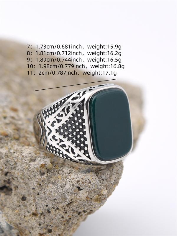 Geometric Design Ring, Fashion Accessories for Both Men & Women for Party, Daily Clothing Decor, Trendy All-match & Exquisite Jewelry for Birthday Gift