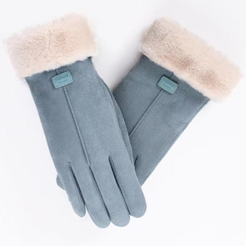 Winter Warm Gloves, Touch Screen Thickened Cold Weather Sports Gloves, Outdoor Essentials for Women & Men, Christmas Gift