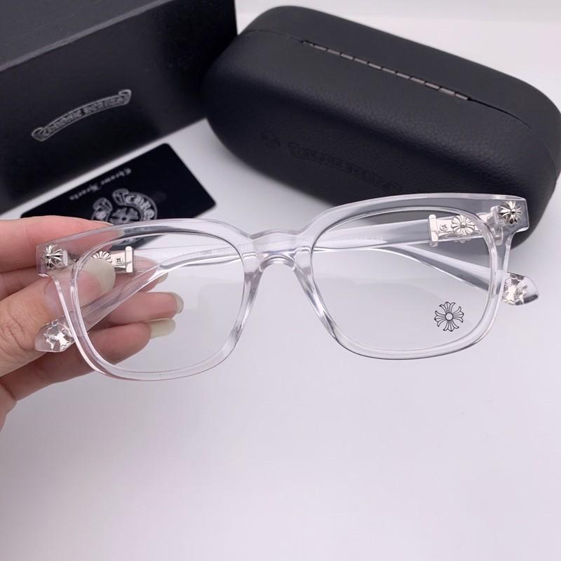 Chrome Heart Cox Ucker Eyeglasses Black and Clear Eyeglasses Unisex Eyeglasses