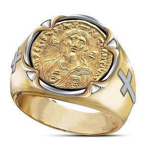 New Wave Hip Hop Retro Commemorative Indian Chief Hip Hop Pirate Eagle Ring Western Ethnic Cowboy Style Men's Ring