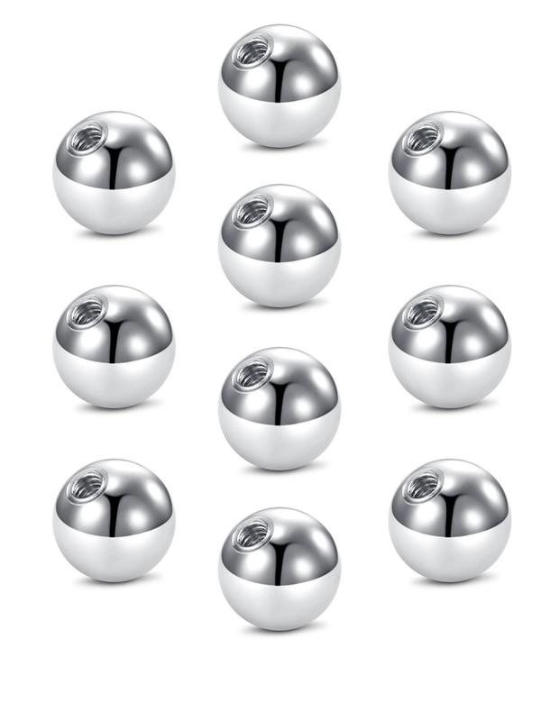 Stainless Steel Body Jewelry, 10pcs 14g Replacement Ball for Navel Bar Piercing, Body Jewelry for Men & Women