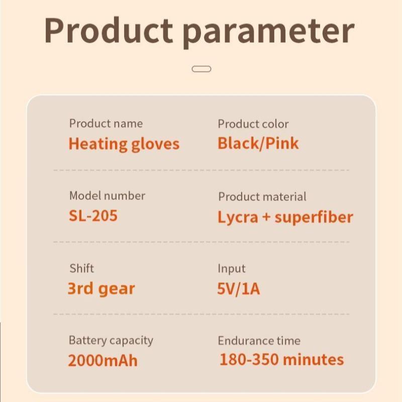 USB Rechargeable Electric Heated Gloves, Half Finger Warm Gloves, Adjustable Temperature Hand Warmer for Women, Hand Warmer for Home Office Outdoor