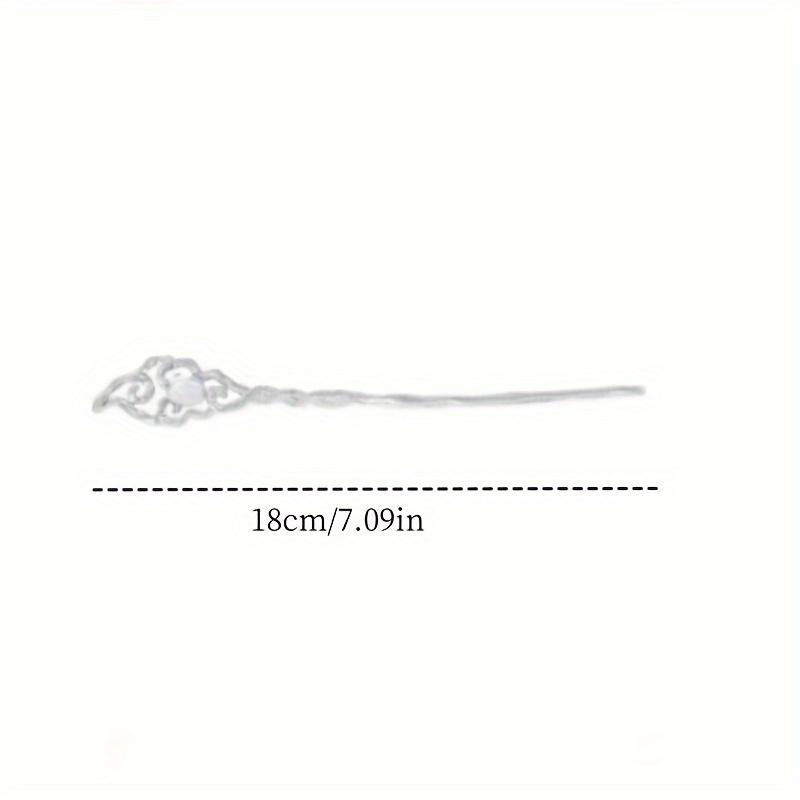 3PCS Moonstone Alloy Hairpin Set For Women, Chic Elegant Minimalist Crescent Motifs Moon Star Casual Hair Accessories, Perfect For Holiday Party Daily Wear, Christmas Gifts For Her