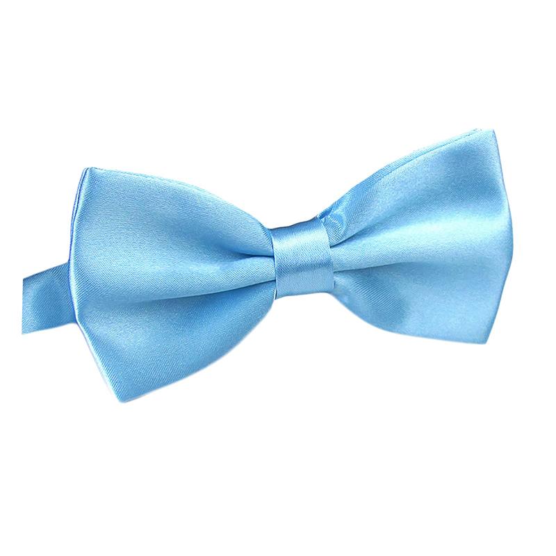 AWAYTR Men's Pre Tied Bow Ties for Wedding Party Fancy Plain Adjustable Bowties Necktie