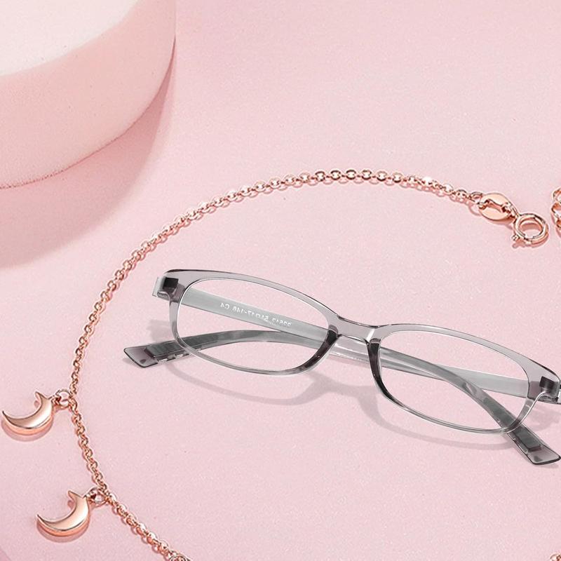 Fashion Glasses Clear Glasses for Women Blue Light Blocking Y2k Cosplay Eyewear Frame Gift for Festivals