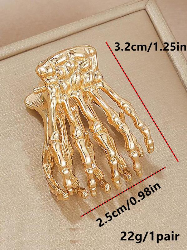 Fashionable Skeleton Hand Design Hair Claw, Casual and Versatile Hair Accessories for Women & Girls, Trendy Accessories for Party and Daily Life