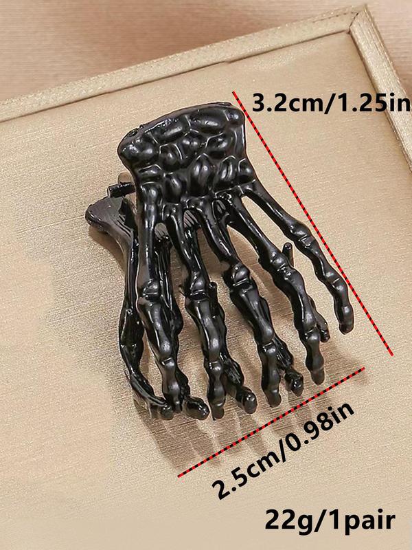 Fashionable Skeleton Hand Design Hair Claw, Casual and Versatile Hair Accessories for Women & Girls, Trendy Accessories for Party and Daily Life