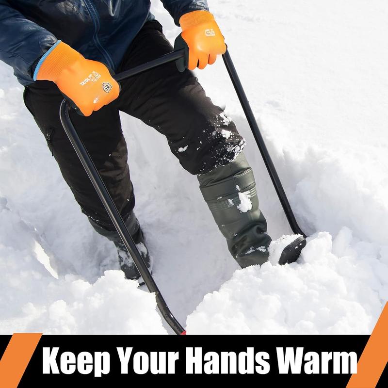 Winter Work Gloves for Men, Waterproof Work Gloves for Cold Weather, Insulated Freezer Gloves, Keep Working at 0 32