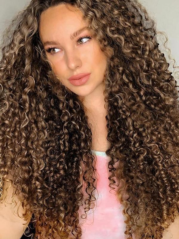 24 Inch Long Curly Clip-in Hair Extensions, Gorgeous Fluffy Hair Pieces for Women, Synthetic Heat Resistant Fiber Hair Extensions for Party, Daily Use, for  Hairstyle Ideas