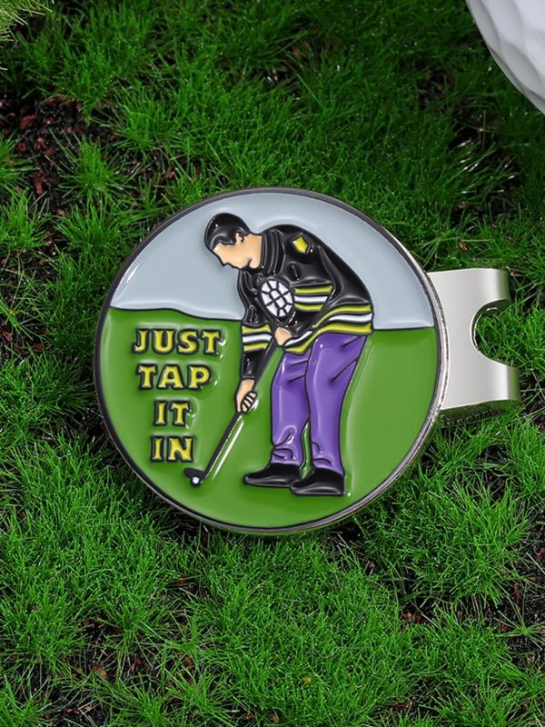 Cartoon Golf Player Design Brooch, Cute Magnetic Brooch Pin for Hat & Backpack & Clothes Decor for Men & Women, Trendy All-match Kawaii Accessories for Gift