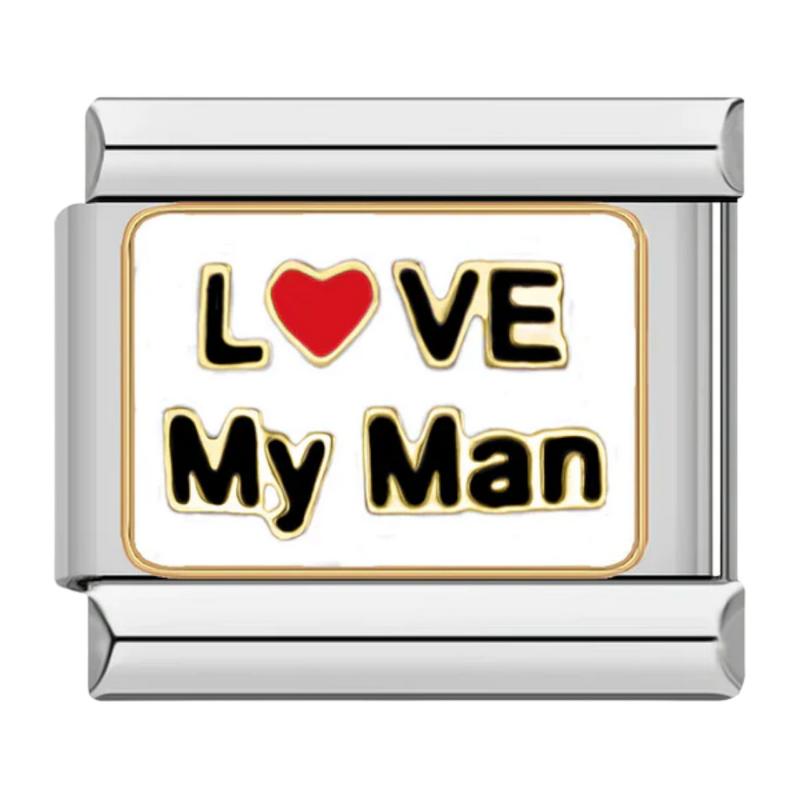 Love My Man (Original Italian Charms)