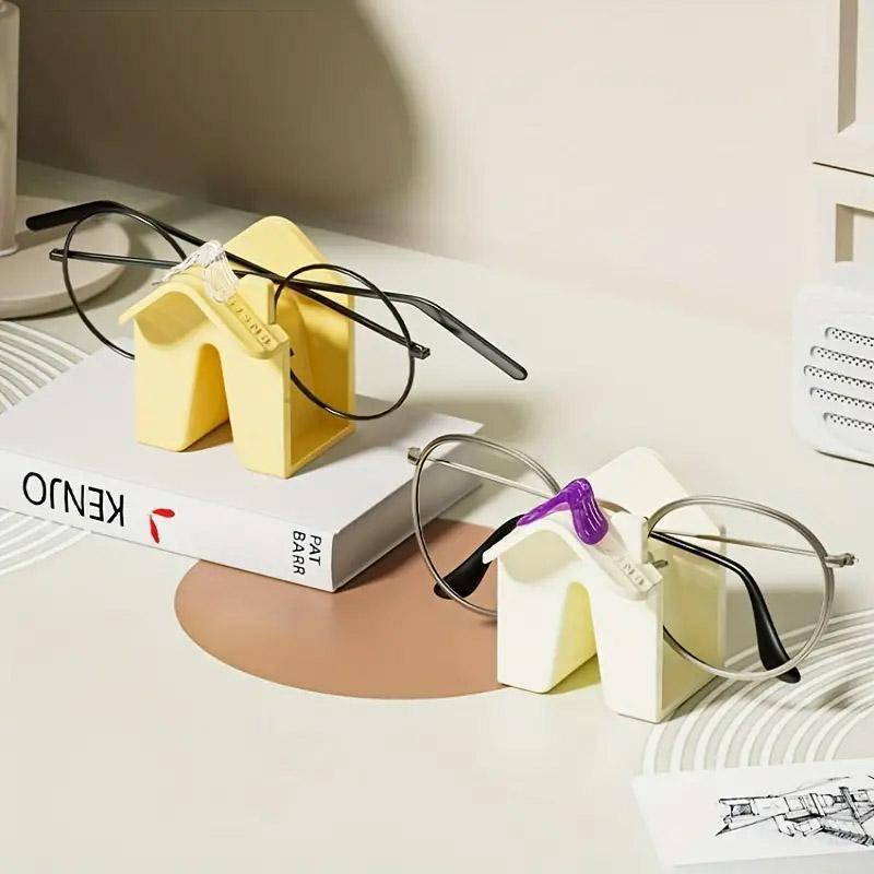 Creative Cute Glasses Holder, 1 Count Anti-slip Design Glasses Holder, Desk Organizer for Home Office, Desk Accessories