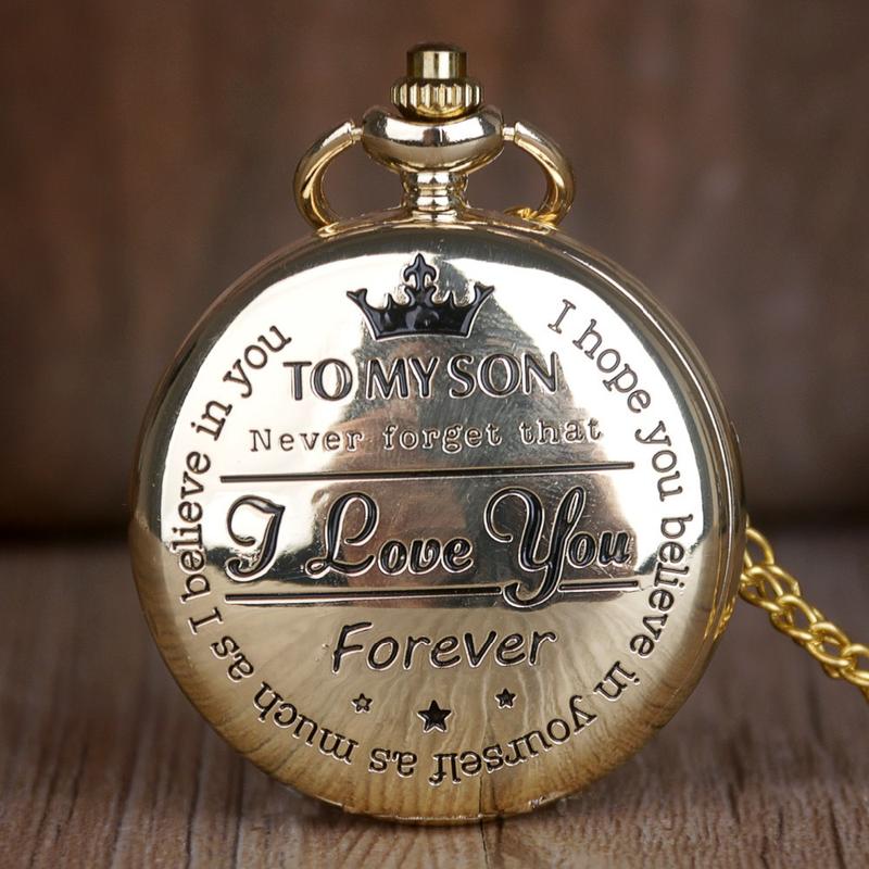 Forever Quartz Pocket Watch - Engraved 