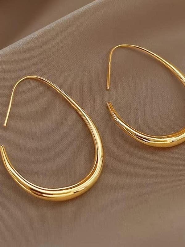 Simple Dangle Earrings, Elegant Hoop Earrings for Women, Fashion Ear Jewelry for Party, Daily Clothing Decor, Trendy All-match & Exquisite Jewelry for Gift