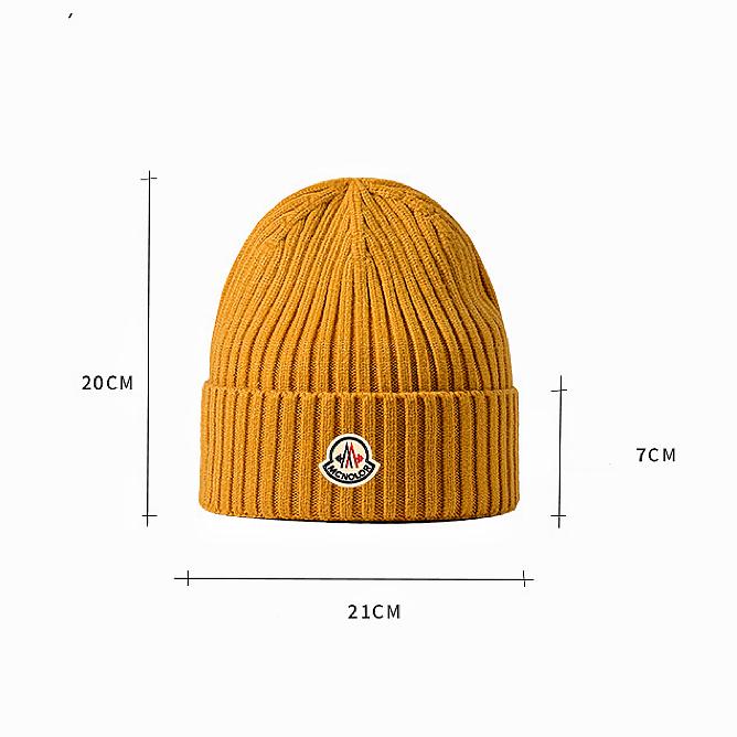 Moncler Beanie Hat,Unisex Knitted Hat, Outdoor Sports Ski Warm Cap,2024 Most Popular Fall Winter Hat