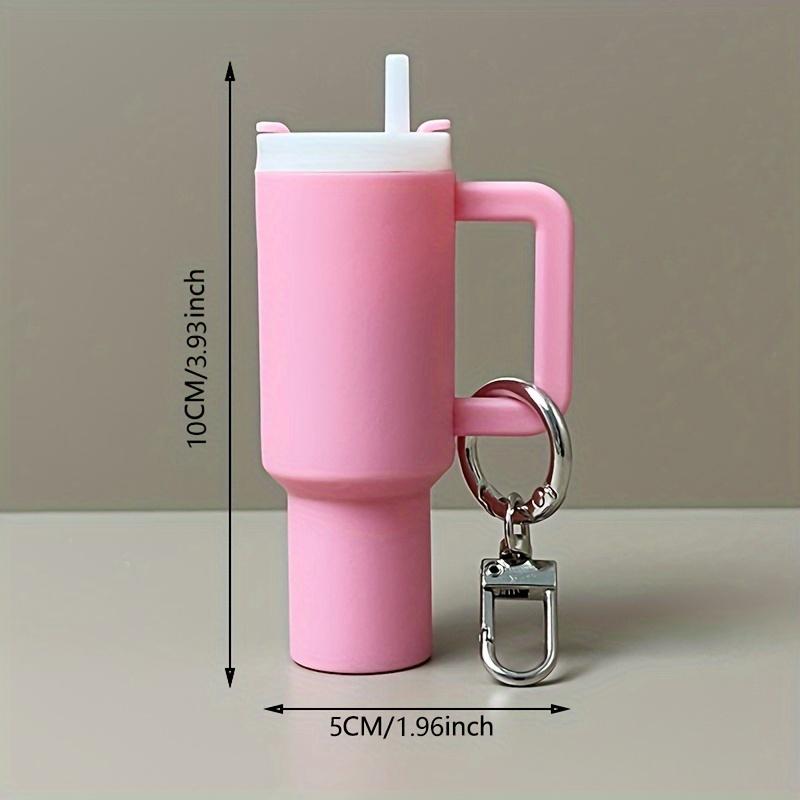 6CPS Mini Cup Keychain Imitation Water Cup Keychain Can Be Used to Store Lipstick, Ornaments and Other Small Items, A Perfect Gift to Give to Others