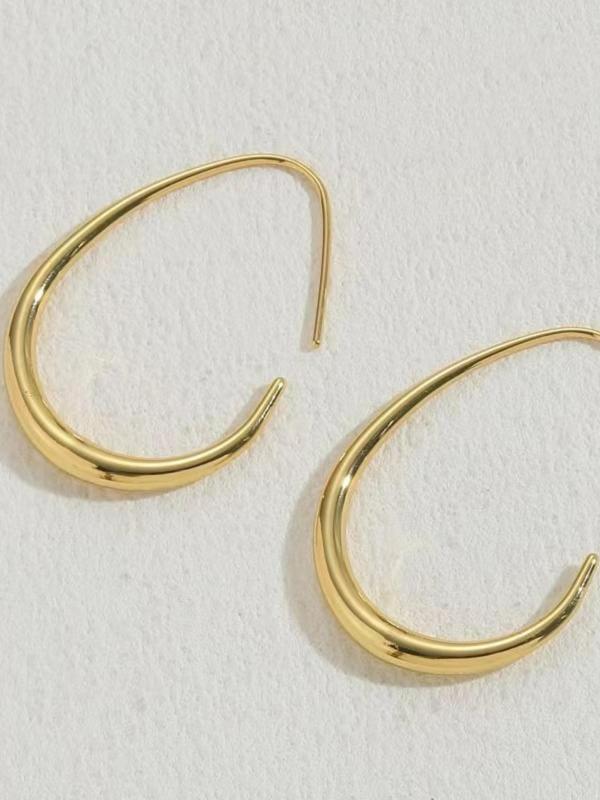 Simple Dangle Earrings, Elegant Hoop Earrings for Women, Fashion Ear Jewelry for Party, Daily Clothing Decor, Trendy All-match & Exquisite Jewelry for Gift