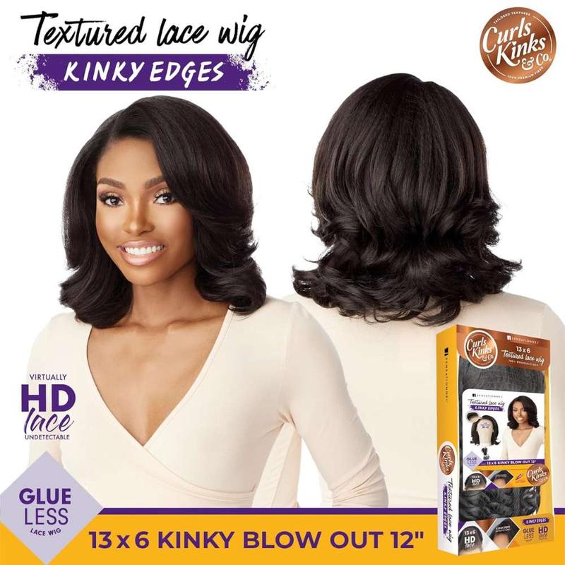 Sensationnel Kinky Edge 13x6 HD Lace Wig - Kinky Blow Out 12