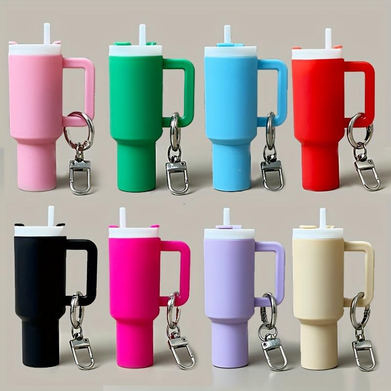 6CPS Mini Cup Keychain Imitation Water Cup Keychain Can Be Used to Store Lipstick, Ornaments and Other Small Items, A Perfect Gift to Give to Others