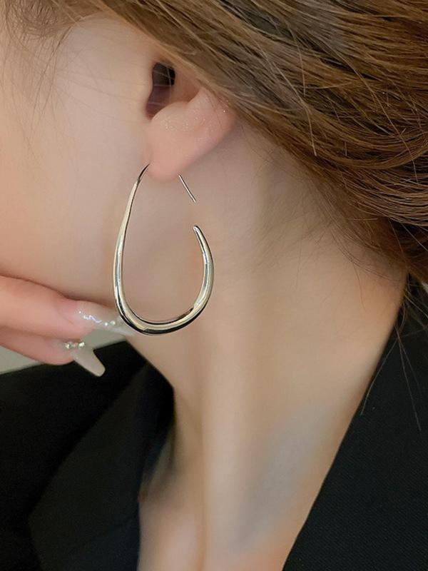 Simple Dangle Earrings, Elegant Hoop Earrings for Women, Fashion Ear Jewelry for Party, Daily Clothing Decor, Trendy All-match & Exquisite Jewelry for Gift