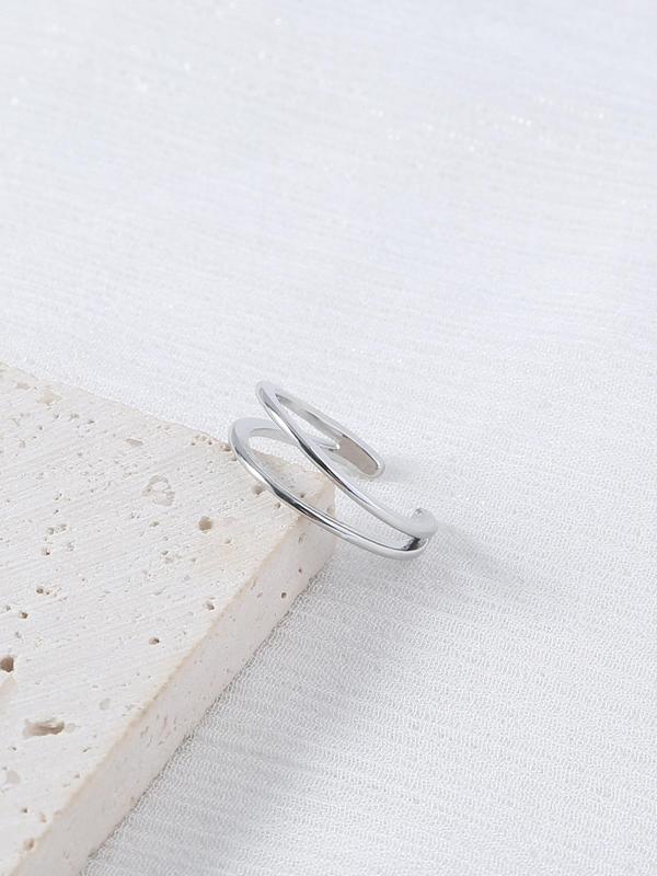 Casual Minimalist Layered Foot Ring for Women, Trendy Cuff Foot Ring, Chic All-match Body Jewelry for Summer Beach Decor