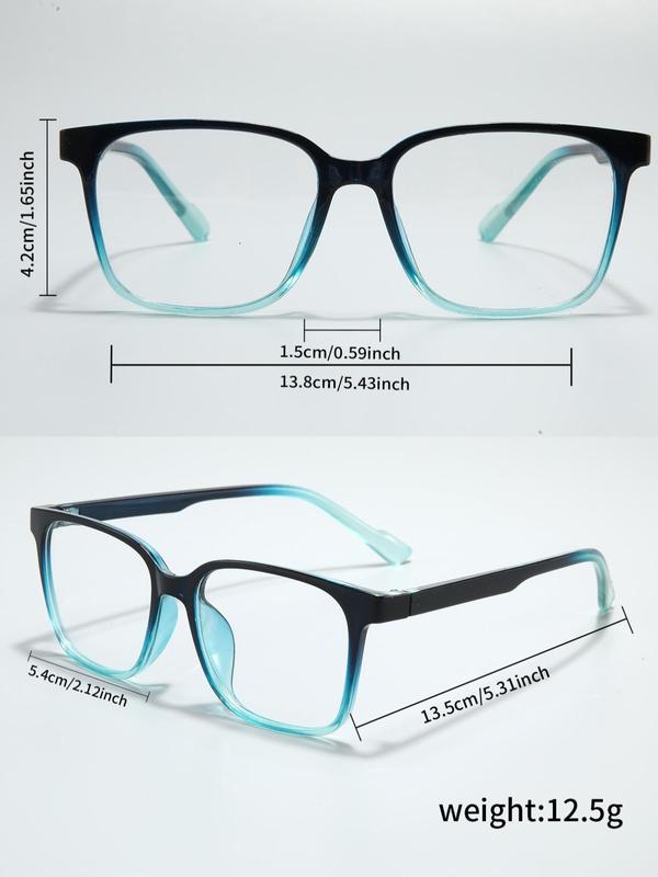 1 Pair Simple Casual Eyeglasses for Everyday Use, Summer Floral Pattern Matching Fashion Eyeglasses, Travel Accessories