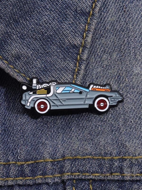 Cartoon Car Design Brooch, Cute Fashion Alloy Badge, Fashion Brooch for Party, Daily Clothing Decor, Trendy All-match & Exquisite Brooch for Birthday Gift